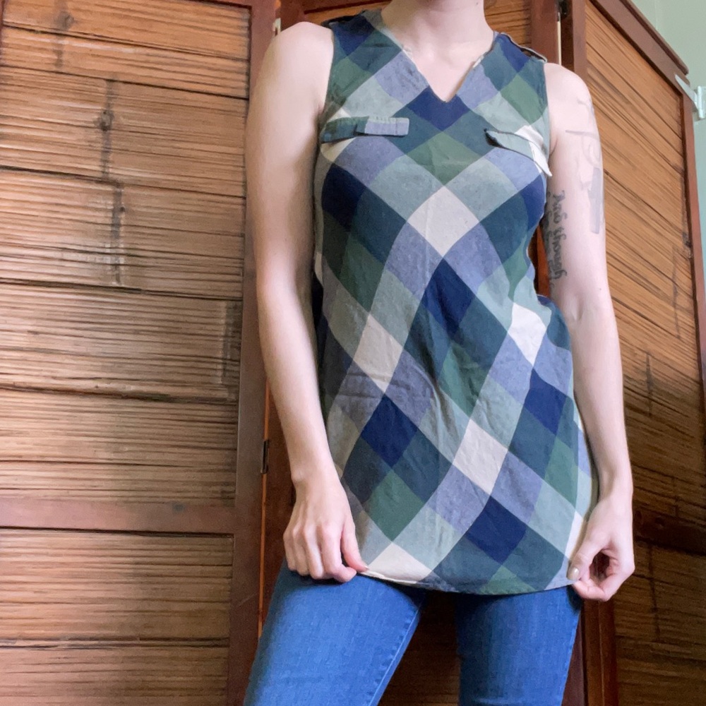 ModCloth Flannel Tunic